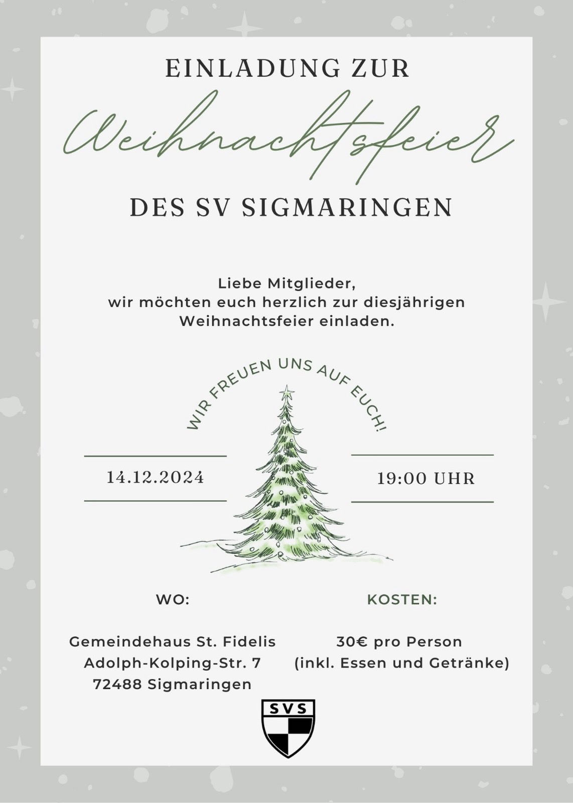 Weihnachtsfeier