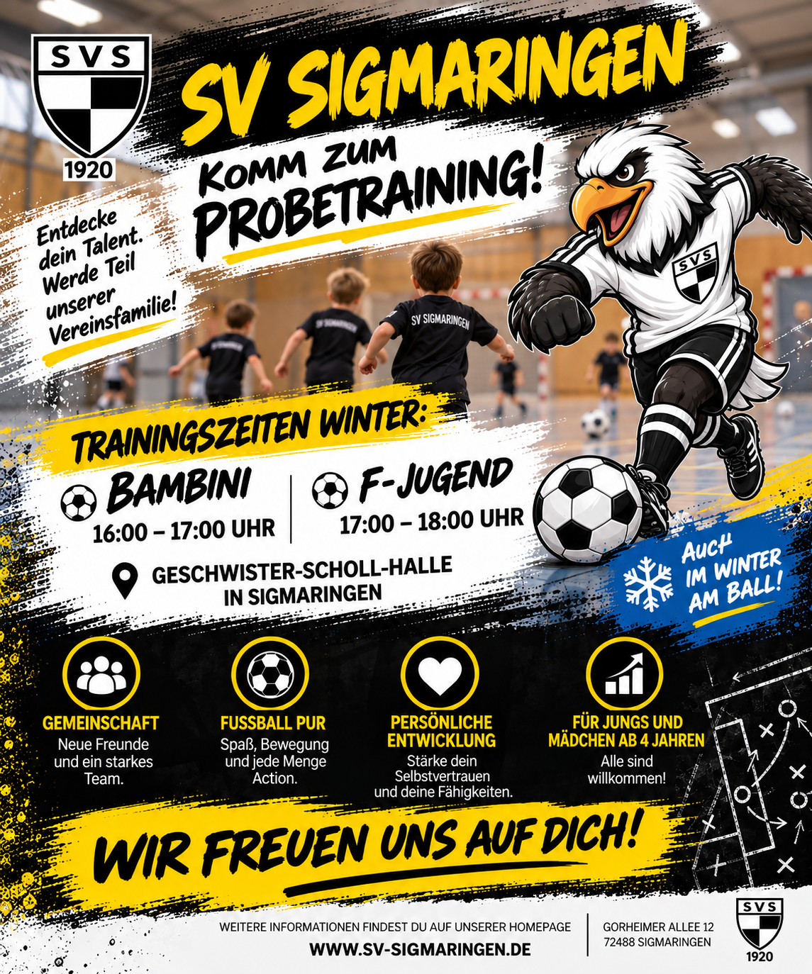 Probetraining Winter