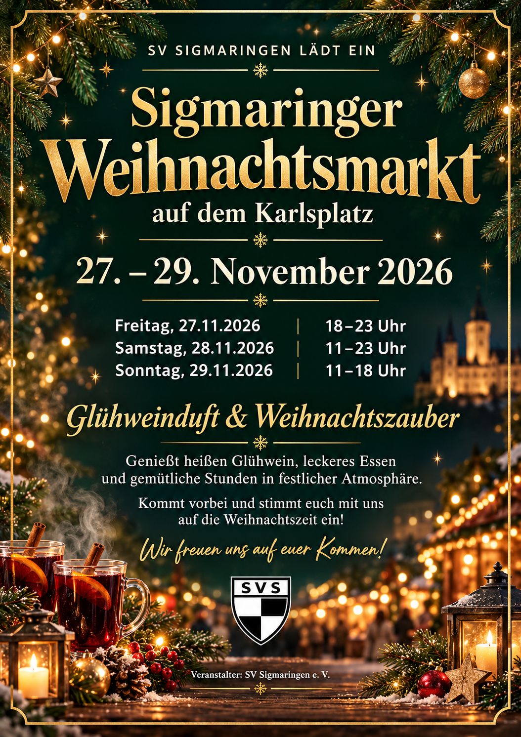 Weihnachtsmarkt 2026 Flyer